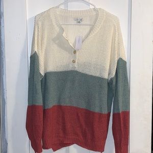 American Eagle Henley Sweater